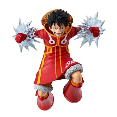 Imagen de Banpresto Figura de Acción Monkey D. Luffy One Piece, Battle Record Collection 14 cm, BP89730P Multicolor, Coleccionable, optimo para los fanaticos del Anime