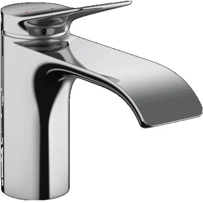 Imagen de hansgrohe grifo de lavabo Vivenis, baño con caño 80 mm altura, barra tracción, que ahorra agua, cromado, independiente