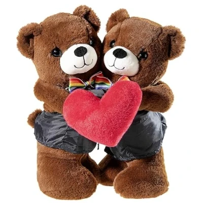 Imagen de Heunec &amp; Co.KG Pareja de Osos Novios, Color Blanco/marrón