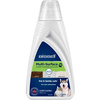 Imagen de BISSELL Multi Surface Pet Para Todos los Suelos Duros, de Madera, Baldosas, Laminados, Alfombras y Moquetas Elimina Manchas Refresca 1L Compatible con la serie CrossWave 2550
