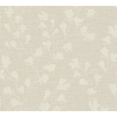 Imagen de A.S. Création Greige 387474 Nara Papel pintado (10,05 x 0,53 m), diseño de zarcillos hojas, color gris y beige