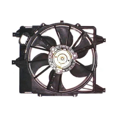 Imagen de NRF 47361 Ventilador de radiador 380 12 250 con bastidor (armazón) RENAULT: MEGANE 2, CLIO Kangoo I