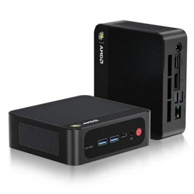 Imagen de Beelink EQR6 Mini PC, Procesador AMD Ryzen 7 7735HS, 8C/16T, hasta 4.75Ghz, Ordenador 24G DDR5 RAM 500GB PCIe4.0 SSD, Doble Gigabit Ethernet/Dual HDMI/WIFI6/BT5.2