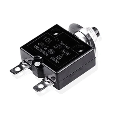 Imagen de KIMISS Disyuntores de Circuito Interruptor Térmico Reajuste Manual Protector sobrecarga actual(10A)