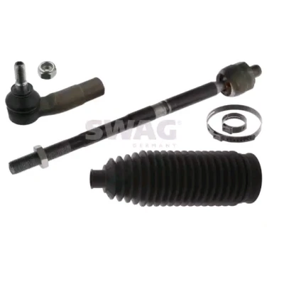 Imagen de SWAG 30 94 9044 Barra de dirección Eje delantero, izquierda con tuercas abrazaderas, manguito VOLKSWAGEN: Caddy 3, Golf 7, Touran I
