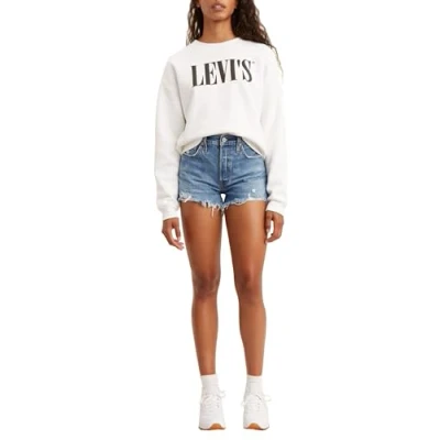 Imagen de Levi&#039;s 501 Original Shorts Pantalones Cortos, Oxnard Athens Mid Short, 23W para Mujer