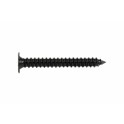 Imagen de INDEX Fixing Systems CP N Pack de 500 tornillos rosca chapa con cabeza extraplana y huella Phillips (recubrimiento cincado, 4,2 x 13 mm) color negro