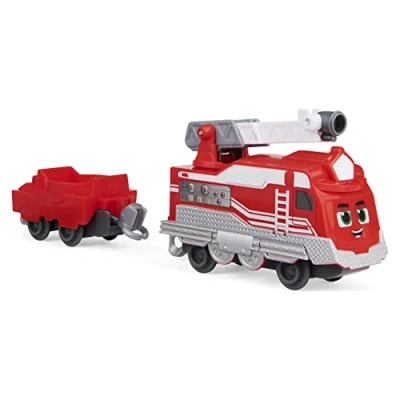 Imagen de Mighty Express Tren Push and Go Salvador Rojo Manual para la Popular Serie de televisión, a Partir 3 años