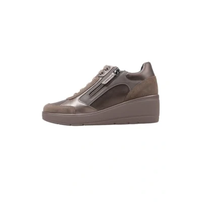 Imagen de Geox ILDE Zapatillas, Mujer, Talla: 38, Dark taupe Zapatos