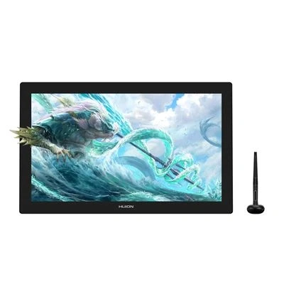 Imagen de Tableta Gráfica Huion Inspiroy Kamvas Pro 24 (4k) Ajuste Completo / Antirreflejo De 23,8 Pulgadas Lápiz Óptico