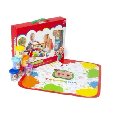 Imagen de Toyland® Cocomelon Juego sensorial para niños pequeños: tapete de Juego, Arena apretar, Espuma y Masa Juguetes creativos