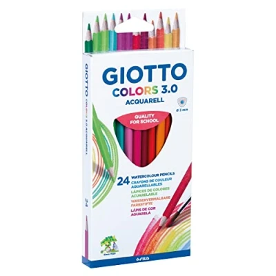 Imagen de Giotto Colors 3.0 Aquarell Pack de 24 lápices, Multicolor