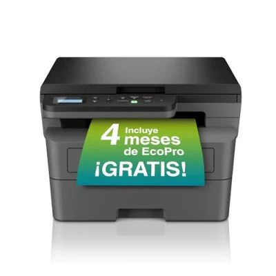 Imagen de Brother DCP L2665DW Impresora Laser Monocromo, Inalámbrica, para Imprimir, Escanear y Copiar, Pantalla Táctil a Color de 6,8 cm, Fast Ethernet, 5 GHz WiFi USB, 256 MB Memoria Interna, Gris