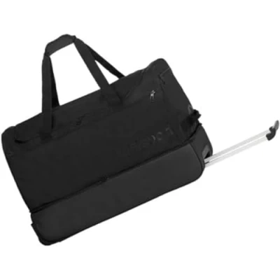 Imagen de uhlsport Essential 90 litros Travel Trolley Bolsa de Deporte con Ruedas asa Fútbol Balonmano Compartimento Inferior Negro