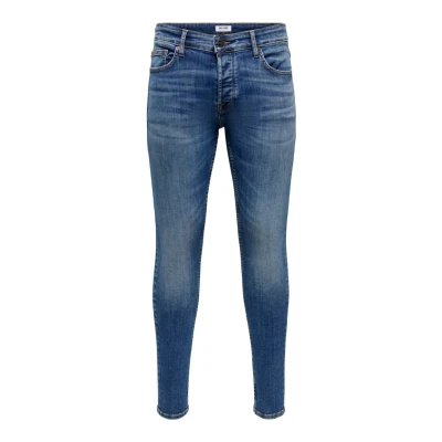 Imagen de Only &amp; Sons Onswarp Vaqueros pitillo, Hombre, Talla: 34x32, Blue denim