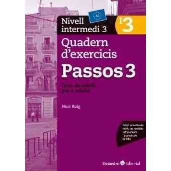 Imagen de Passos 3. Quadern d&#039;exercicis. Nivell intermedi 3: intermedi. Curs de català per a no catalanoparlants