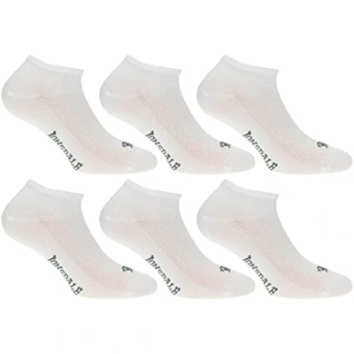 Imagen de Lonsdale Invisible Fresh 6 Pares Calcetines Deportivos, Algodón Piquet (Blanco, 39 42)