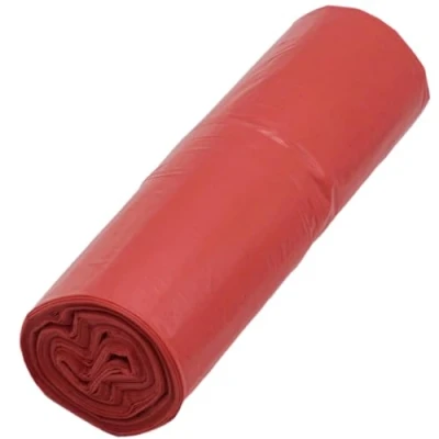 Imagen de SKIR&#039;CO bolsas de basura 60 litros, rojas x 72 cm, color rojo (150 unidades)