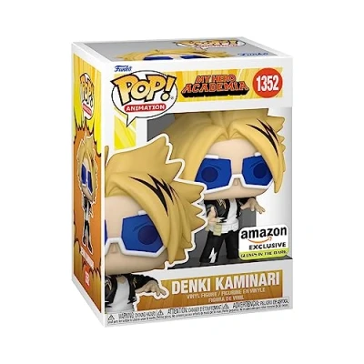 Imagen de Funko Pop! Animation: MHA Kaminari Denki Brilla en la Oscuridad My Hero Academia Exclusiva Amazon Figura de Vinilo Coleccionable Idea Regalo Mercancia Oficial Anime Fans