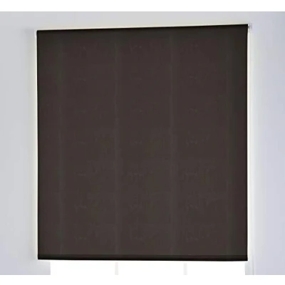 Imagen de Zebra Textil Aitana Estor Enrollable Traslucido, Tela, Marron, 150 x 175 cm