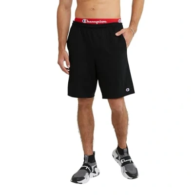 Imagen de Champion Authentic Cotton 9 Inch Men&#039;s Shorts with Pockets Black 3XL