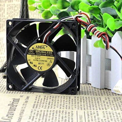 Imagen de CYRMZAY Compatible para ADDA 12V 0.55A 8025 3 Cable AD0812XB A73GL Ventilador