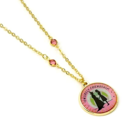 Imagen de WICKED Collar de amistad improbable Elphaba y Glinda, talla única, Aleación zinc: 93% zinc, 3% cobre 4% aluminio, No es una piedra preciosa
