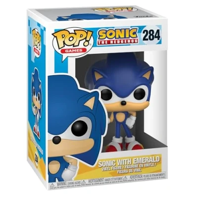 Imagen de Funko Pop! Games Sonic The Hedgehog With Emerald Figura de Vinilo Coleccionable Idea Regalo Mercancia Oficial Juguetes para Niños y Adultos Video Fans