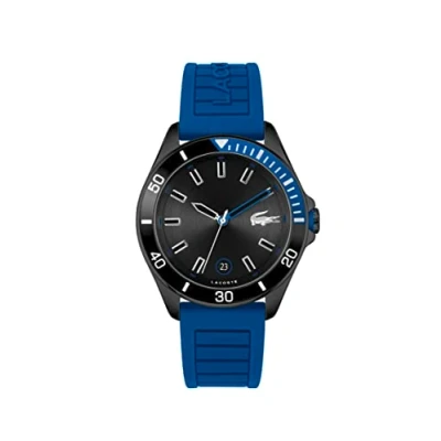 Imagen de Lacoste Reloj Analógico de Cuarzo para Hombre con Correa en Silicona Azul 2011262
