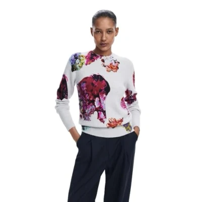 Imagen de Desigual Scribble Lacroix Jersey de punto, Mujer, Talla: XL, Hamburg