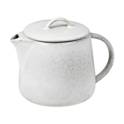 Imagen de Broste Copenhagen Nordic Sand Tetera (gres, 11,6 cm), color crema