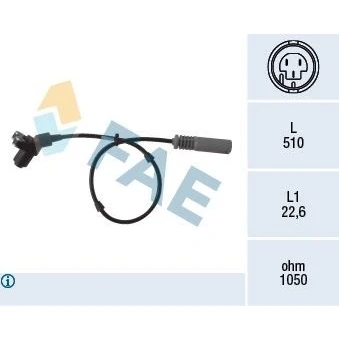 Imagen de Sensor, revoluciones de rueda FAE 78005