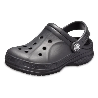Imagen de Crocs Ralen Lined Clog K, Obstrucción Unisex niños, Black, 8/9 UK Child