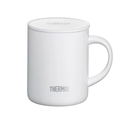 Imagen de THERMOS Longlife Cup 0,35 l, taza de acero inoxidable con tapa o posavasos, café inoxidable, mantiene las bebidas calientes frías durante más tiempo, apto para lavavajillas, sin BPA