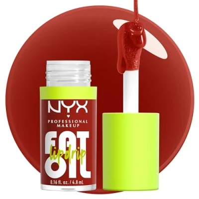 Imagen de NYX Professional Makeup, Fat Oil Lip Drip, Aceite Labia, Hidratación 12H, con de Escualano, Frambuesa y Zarzamora, Tono: Losin Cone Trol