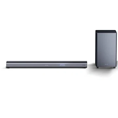 Imagen de SHARP HT SBW460, 3.1 Dolby Atmos, Barra de sonido envolvente virtual 3D y subwoofer inalámbrico, Bluetooth, experiencia 4K, HDMI ARC/CEC, Potencia máxima total salida: 440w, color negro