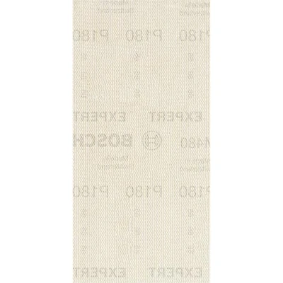 Imagen de Bosch Professional 10 x Mallas de lija Expert M480, para Madera dura, Pintura sobre madera, 93 186 mm, Grano 180, Accesorios Lijadora orbital