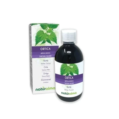 Imagen de Ortiga (Urtica dioica) hojas y raíces Tintura Madre sin alcohol Naturalma Extracto líquido gotas 500 ml Complemento alimenticio Vegano