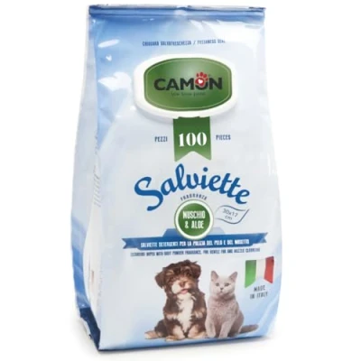 Imagen de Camon Toallitas Aloe Vera 100Und, Un tamaño 1140 g