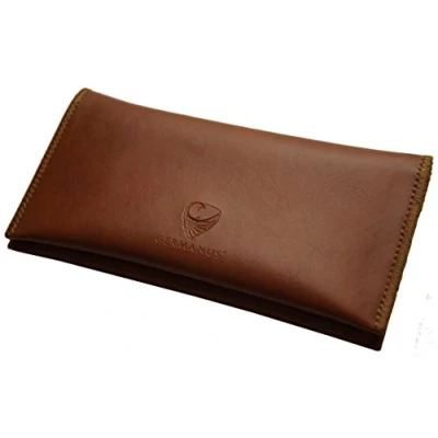 Imagen de GERMANUS Estuche Bolsa Bolso de Tabaco Cuero Artificial, sin Cuero, Made in EU Fuscus