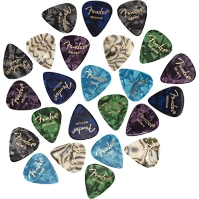 Imagen de 351 Shape Premium Picks 24 Count Pack Multi Color