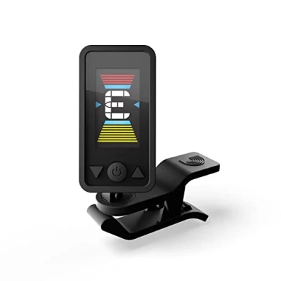 Imagen de D&#039;Addario Afinador de Guitarra Eclipse Headstock Tuner Española, Eléctrica Negro