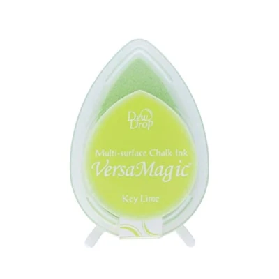 Imagen de Tsukineko VersaMagic Multi Superficie Dew Drop Gesso Inkpad Key Lime, Lima, 1.87x1.24x0.86 Inches