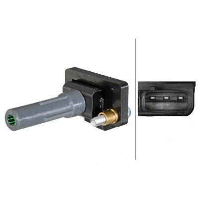 Imagen de HELLA 5DA 358 101 801 Bobina de encendido 3polos cavidad bujía