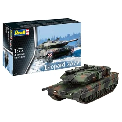 Imagen de Revell 03355 Leopard 2A7V Tank 1:72 Kit de Modelo plástico sin Construir/sin Pintar
