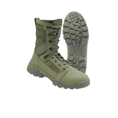 Imagen de Brandit Defense Botas con cordones, Hombre, Talla: 45, Olive Zapatos