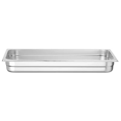 Imagen de HENDI Recipiente GN 1/1, contenedor GN,apilable,resistente a Temperaturas de 40 300C,apto para hornos,congeladores,calientaplatos,baño María,9L,530x325x(H) 65mm,acero inoxidable 18/10