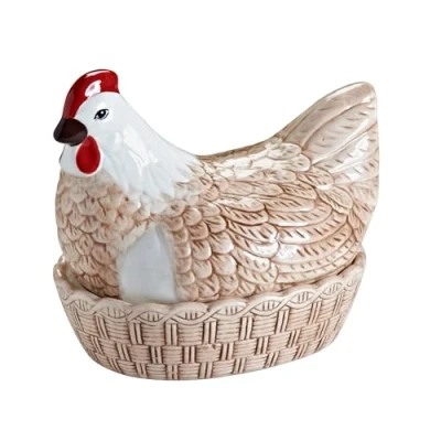 Imagen de Mason Cash Rise and Shine Almacenamiento de Huevos, Gres, Cobre Negro
