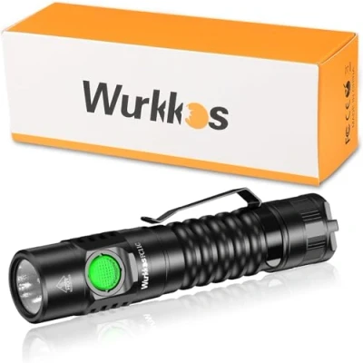 Imagen de Wurkkos FC11 C linterna led extremadamente de 1300 lúmenes recargable USB 90CRI,linterna recargable,imán en la parte inferior lámpara,linternas alta potencia (4000K)