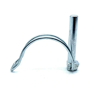 Imagen de DOJA Barcelona Pasador Eje 4x40mm Pack 10 Pasadores de Seguridad Elastico Motoazada Metalico Bloqueo Remolque, Tractor Agricola, Persianas, Ventana, Puerta Corredera